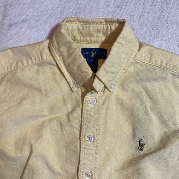 Polo Ralph Lauren Boys' Yellow Button-Down Shirt - Picture 4 of 8